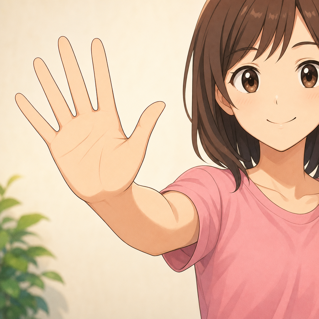手