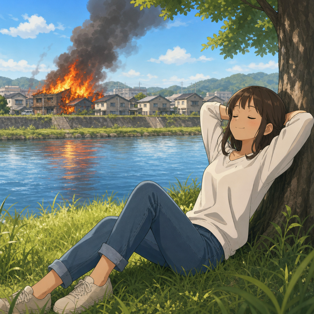 対岸の火事
