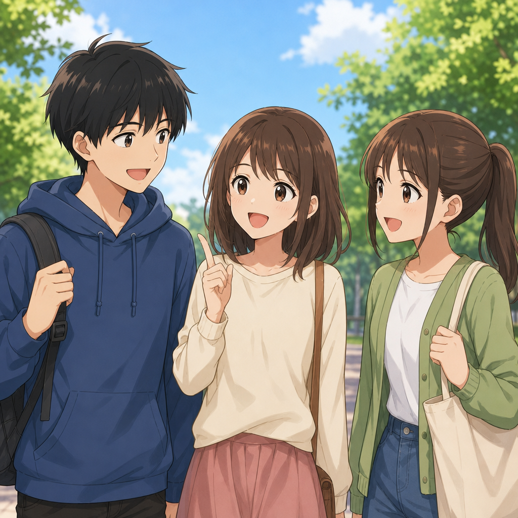 三人