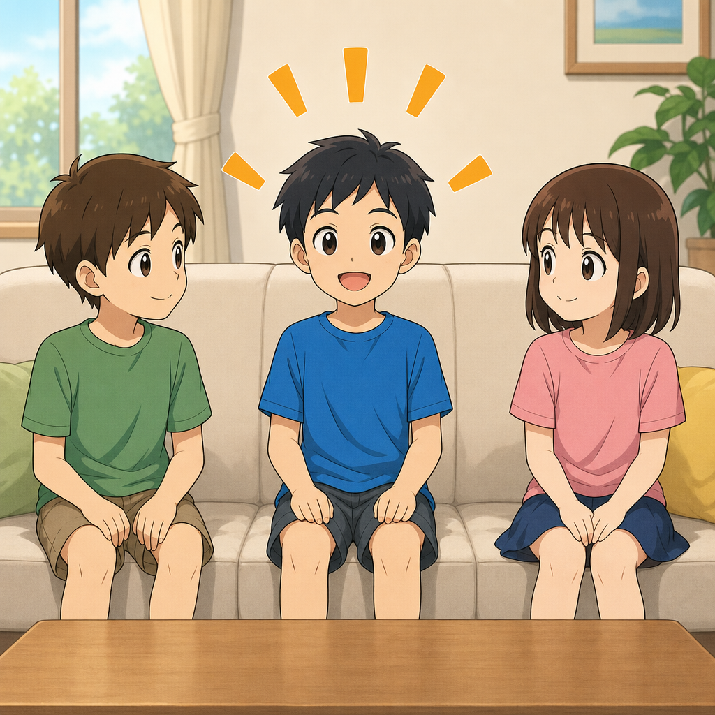 真ん中