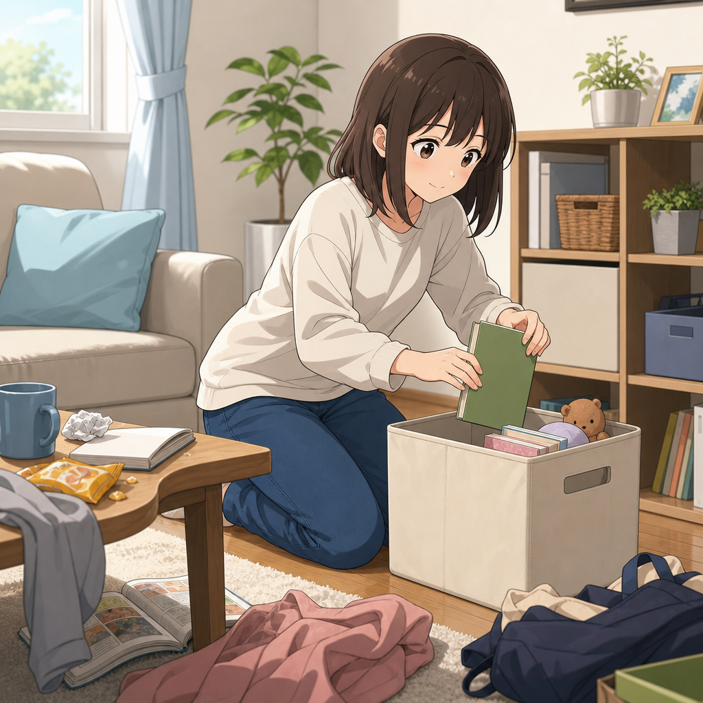 片付ける