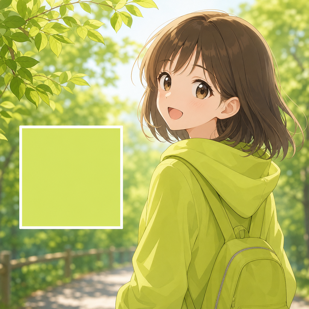 黄緑色