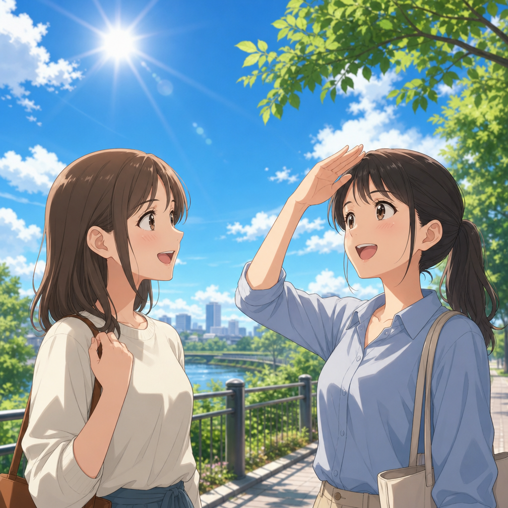 いいお天気ですね