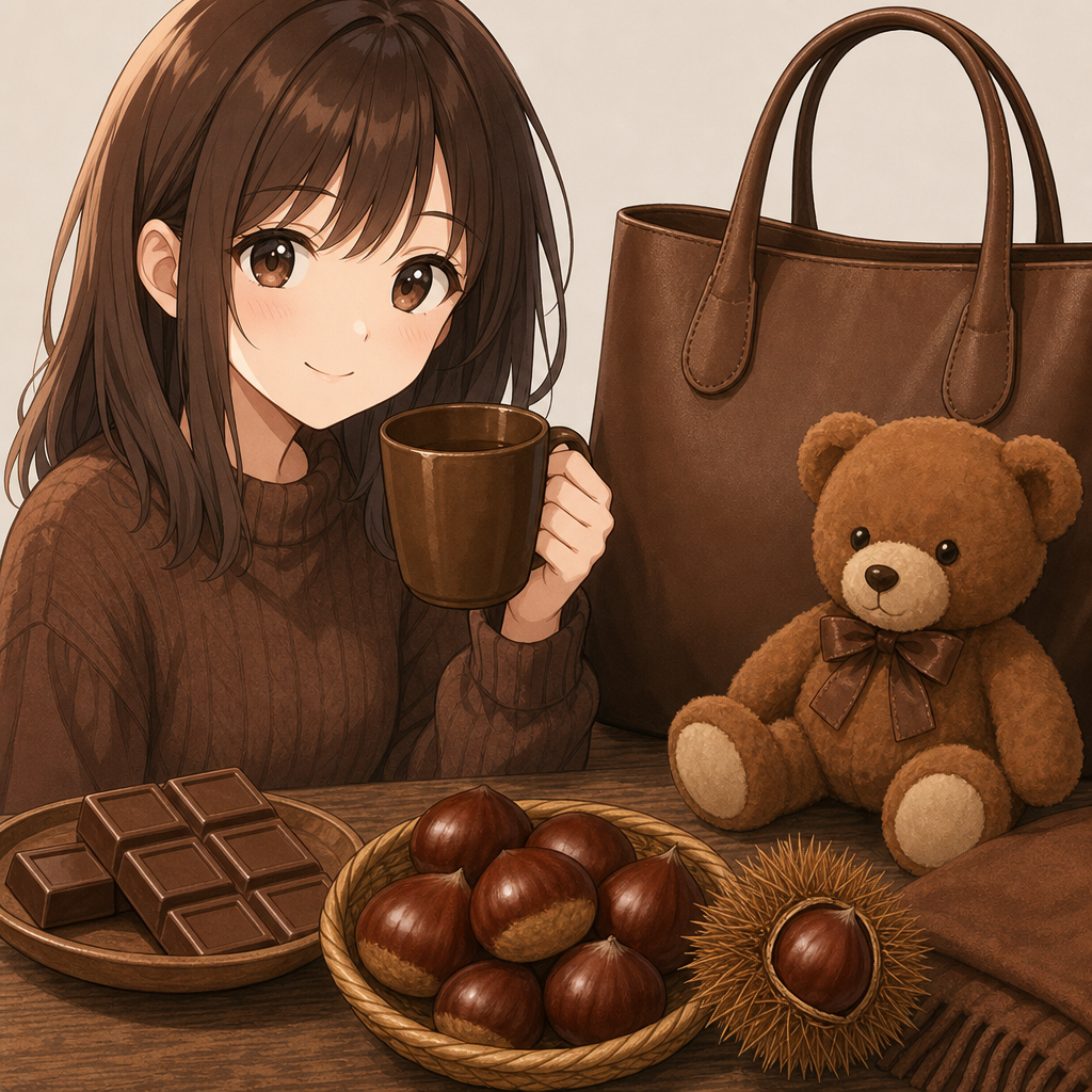 茶色