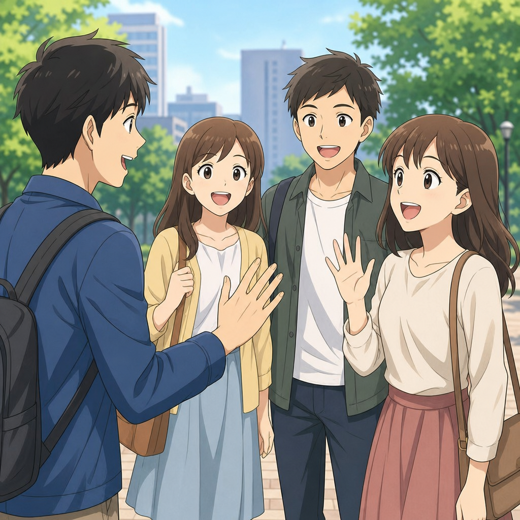 会する