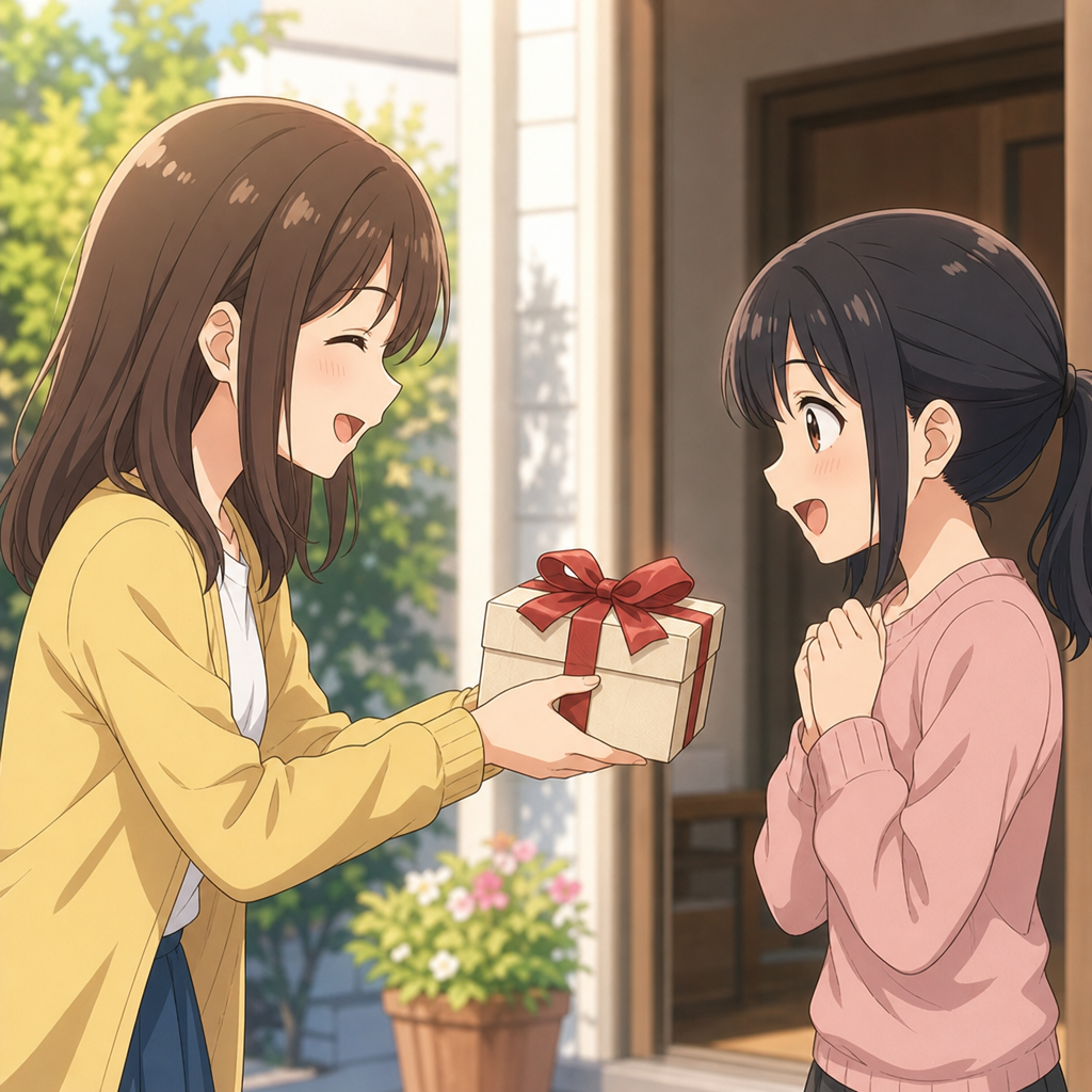 贈る