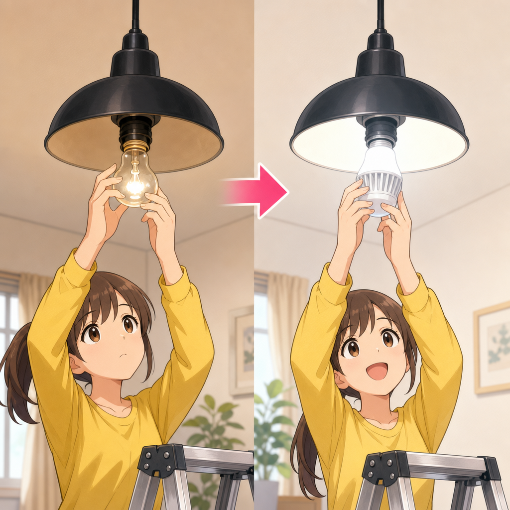 変える
