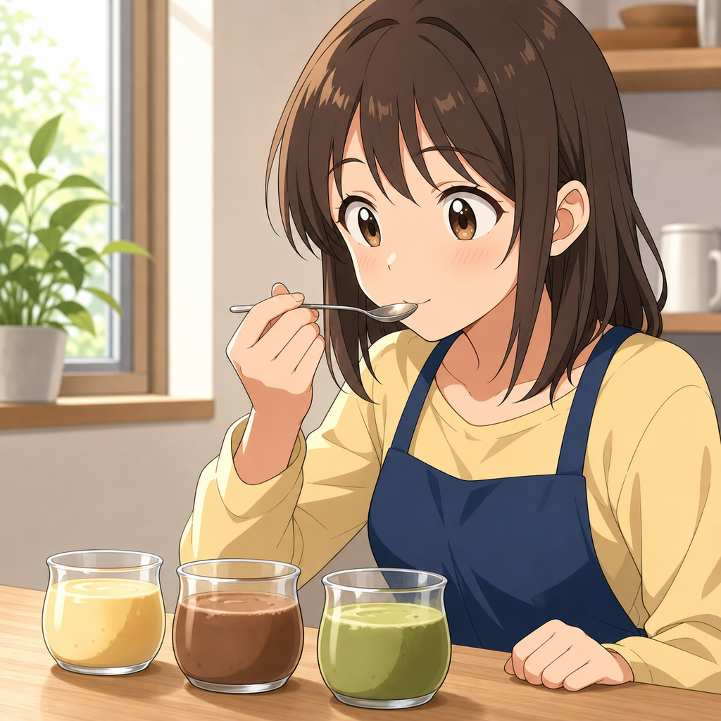 試す
