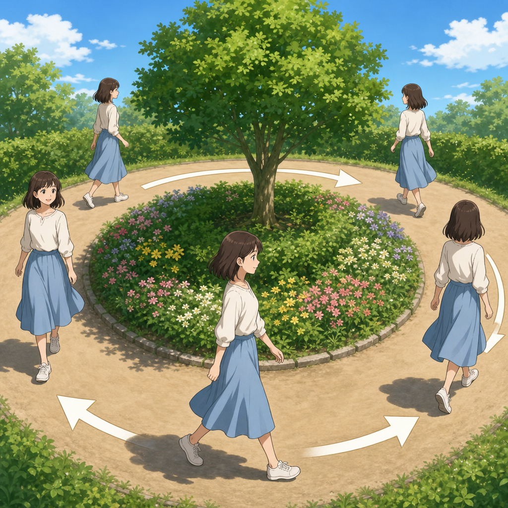 巡る