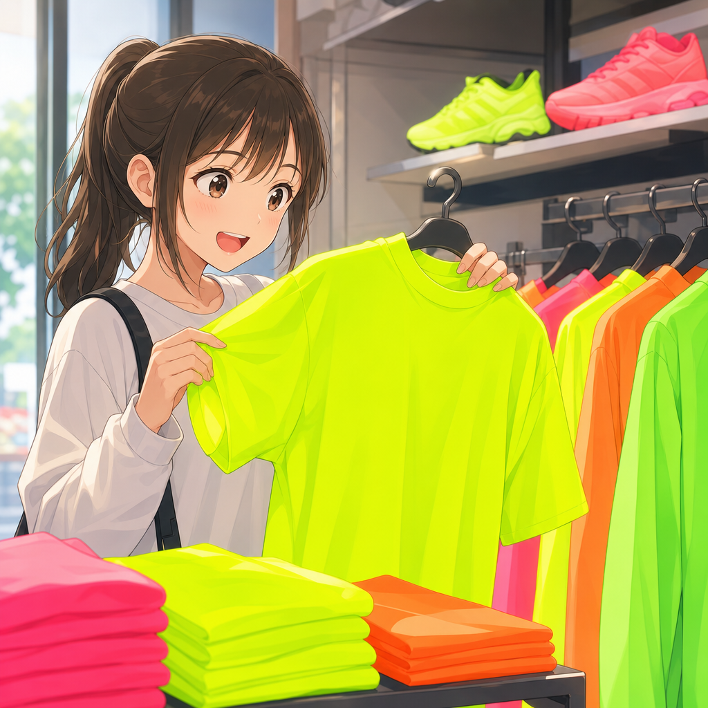 蛍光色