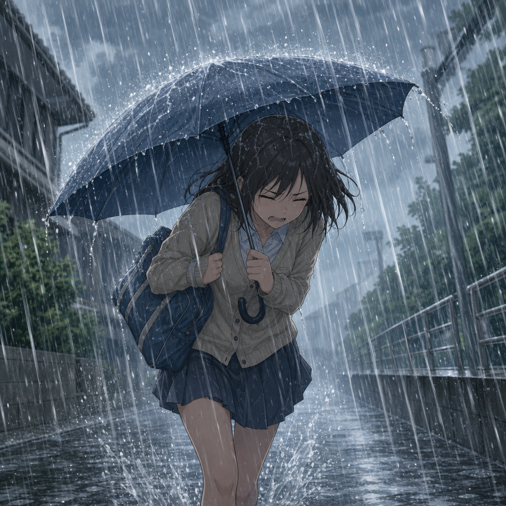強雨