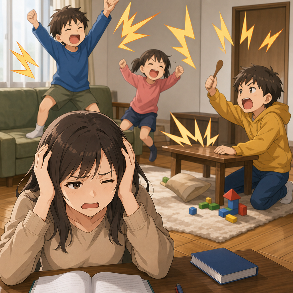 煩い