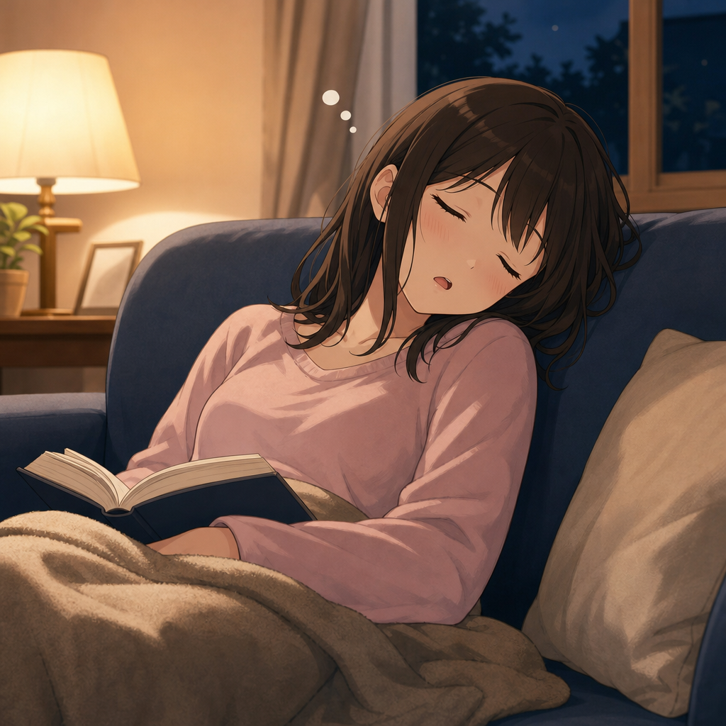寝入る