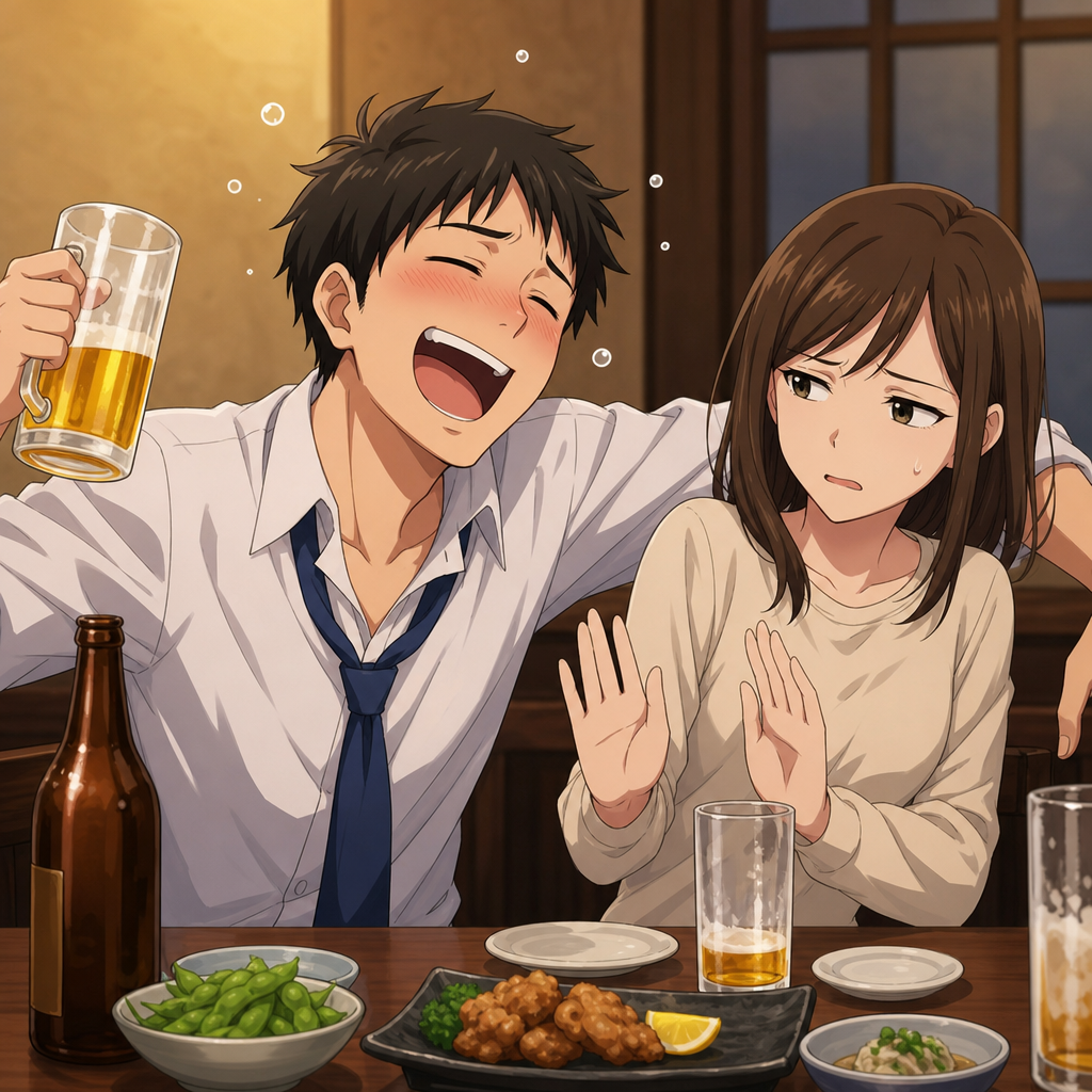 酒の上で