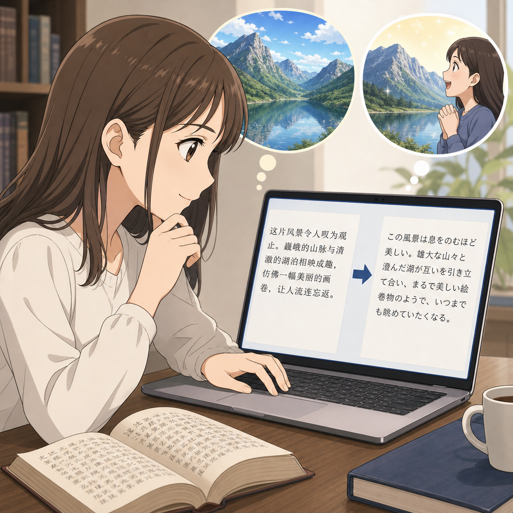 訳す