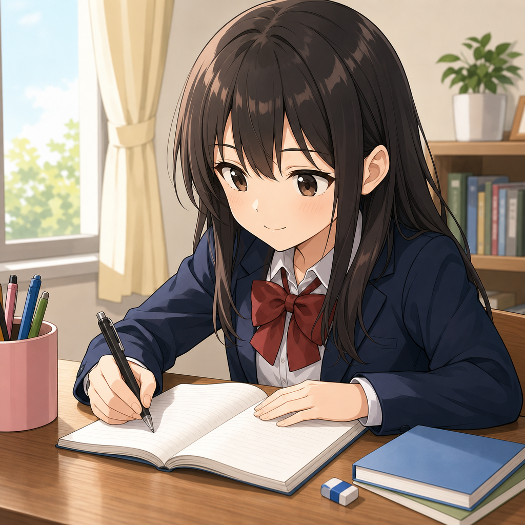 書く