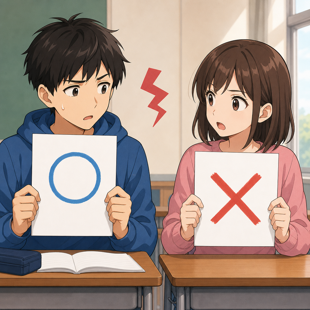 違う