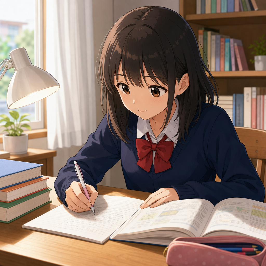 勉強する