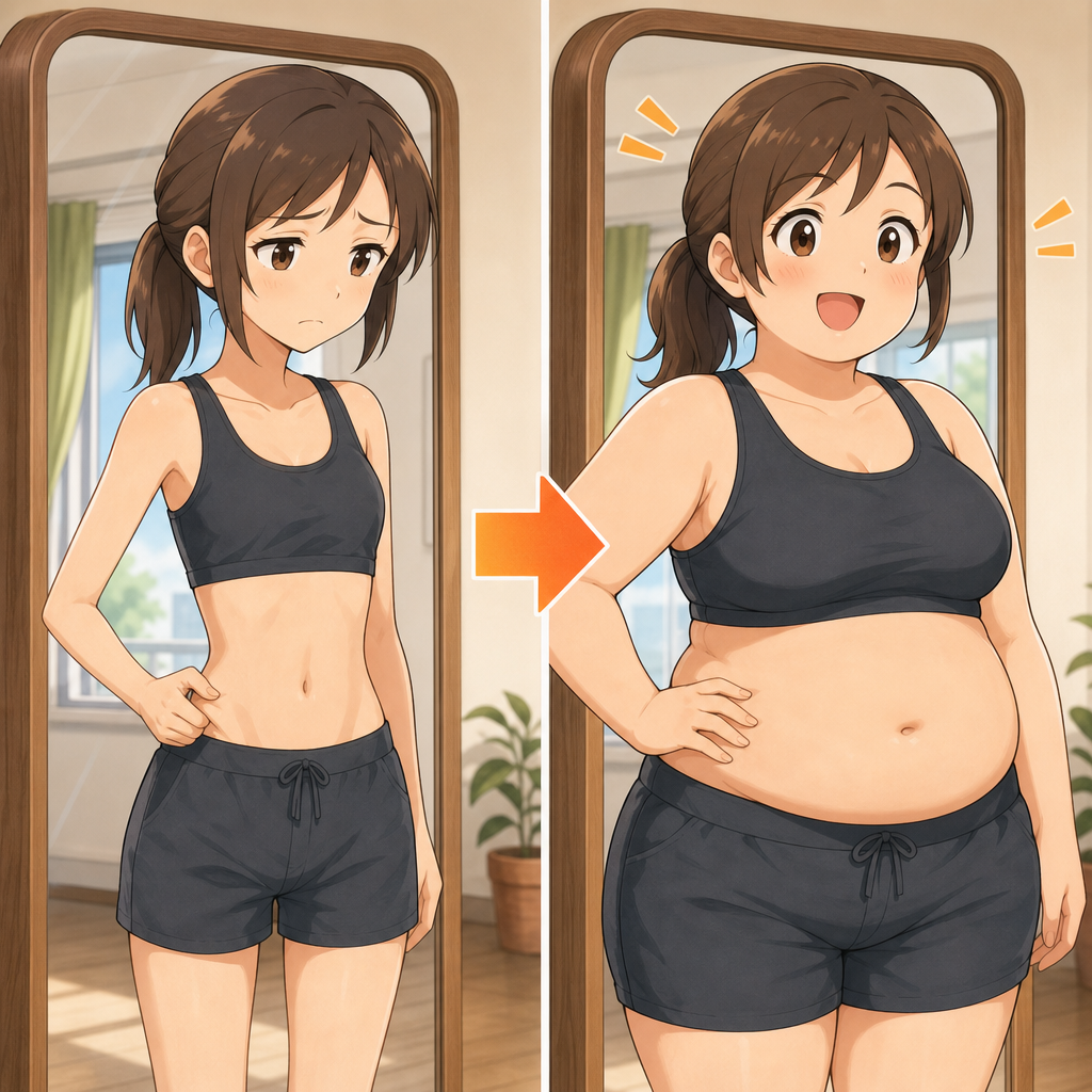 肉がつく