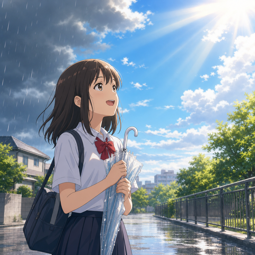 止む