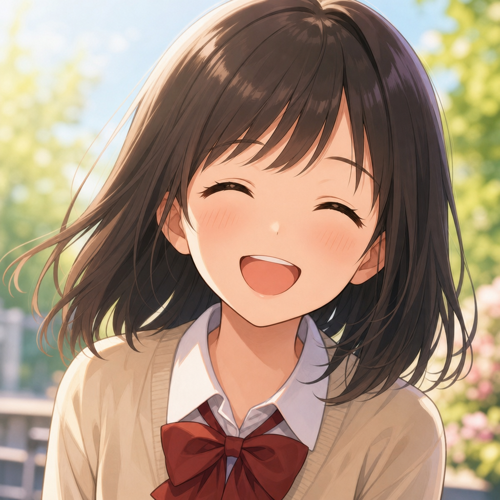 笑