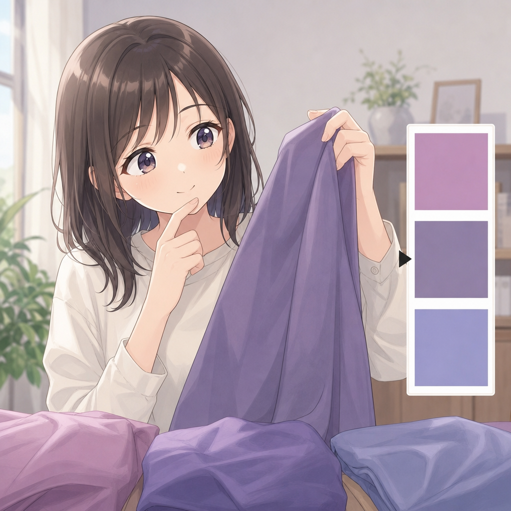 紫っぽい