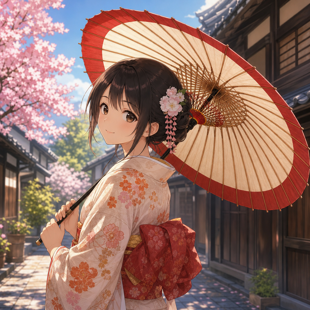から傘
