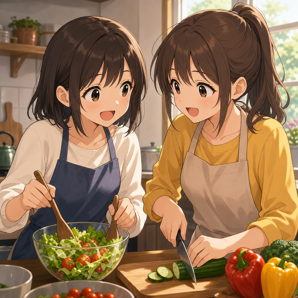 一緒に