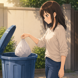 捨てる