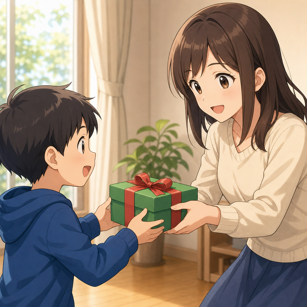 与える