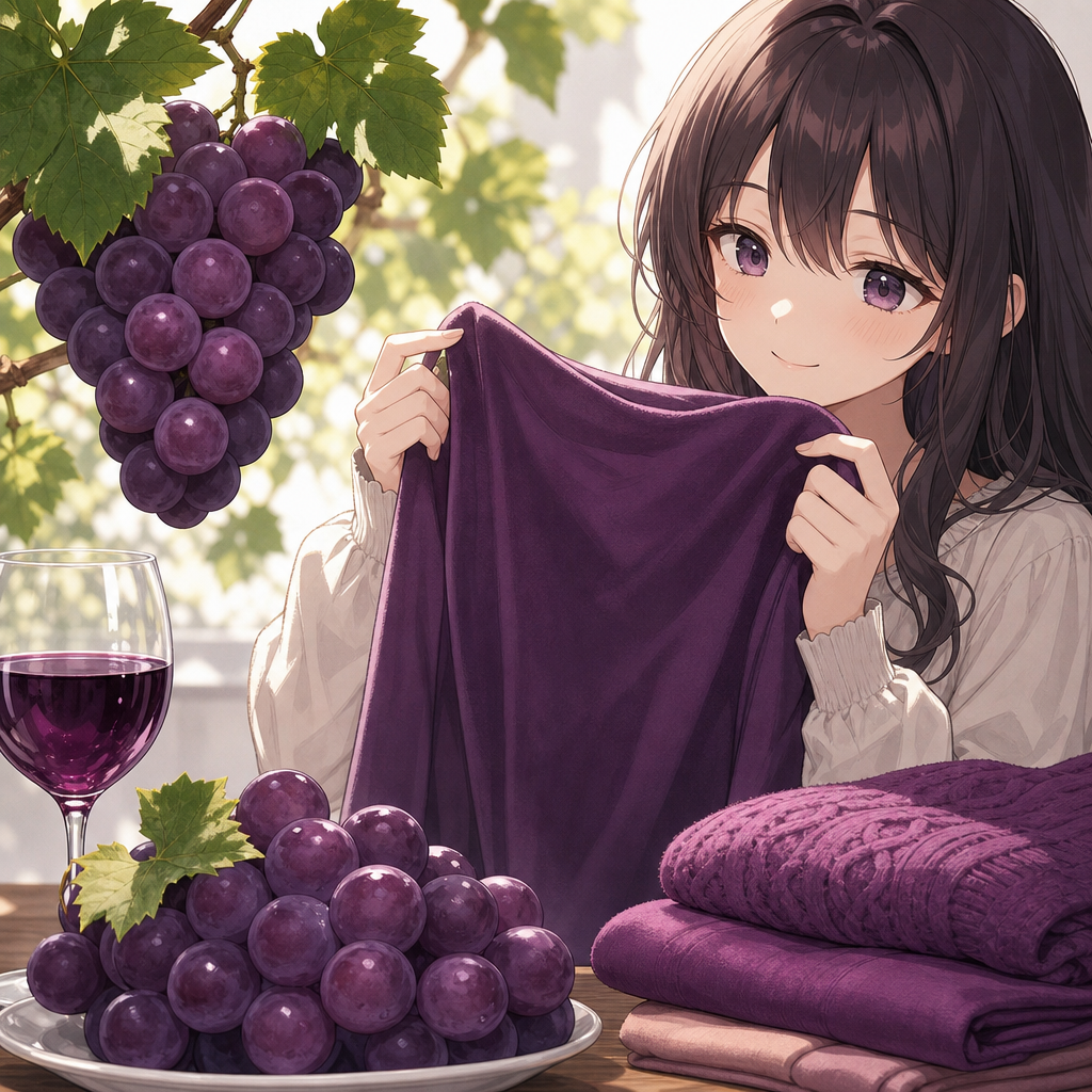 ブドウ色