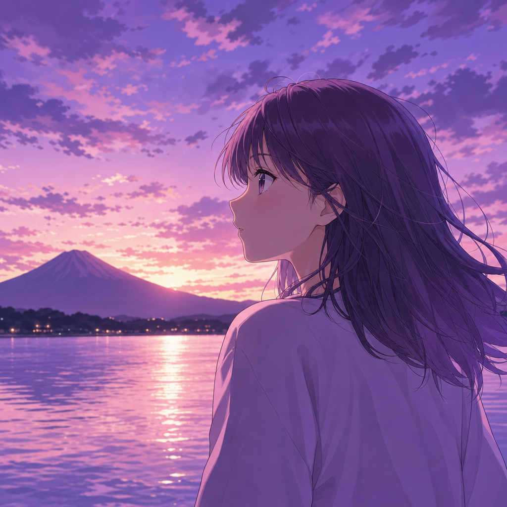 紫がかった