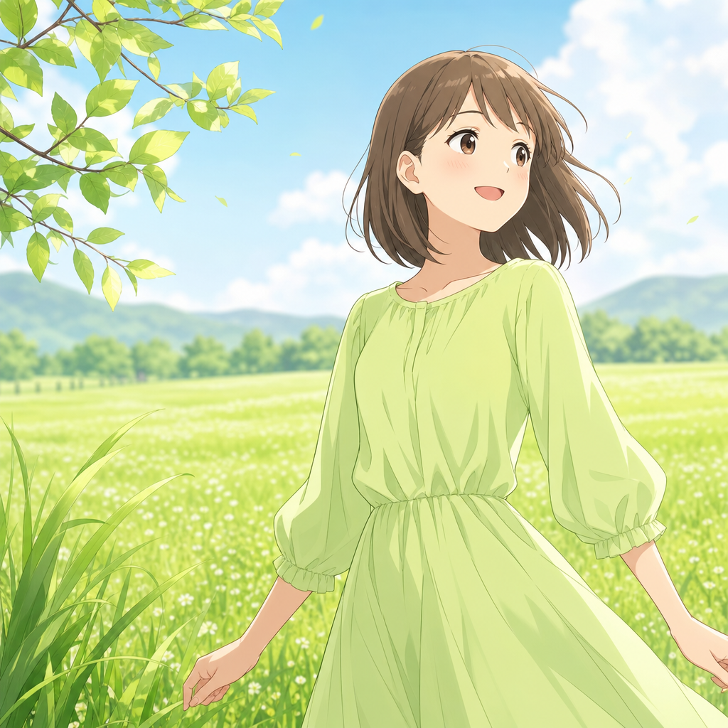 若草色