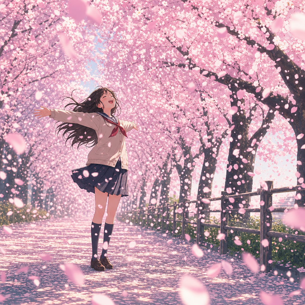 桜吹雪