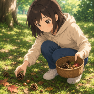 集める