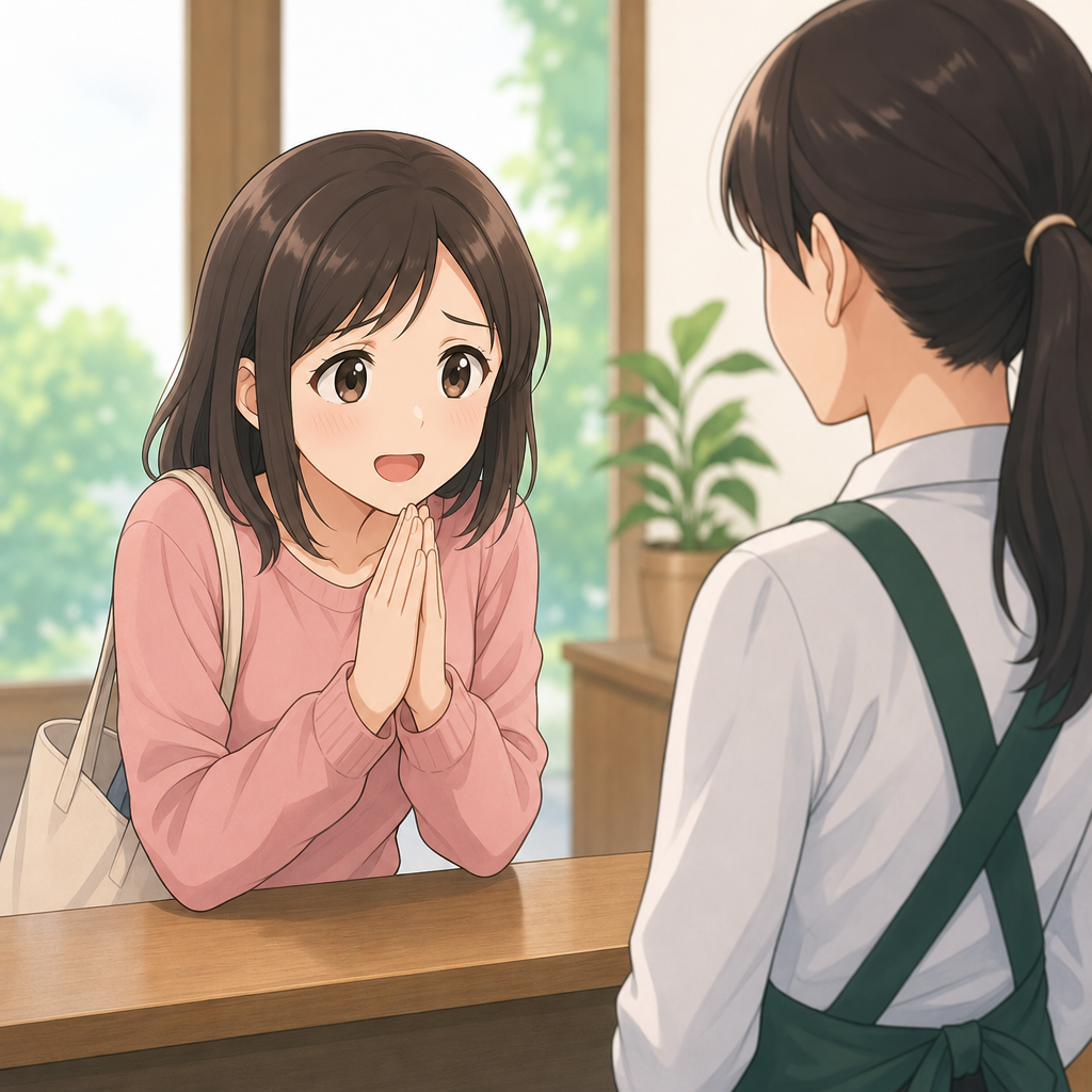 お願いします