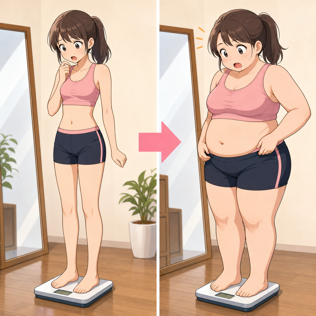 体重が増える